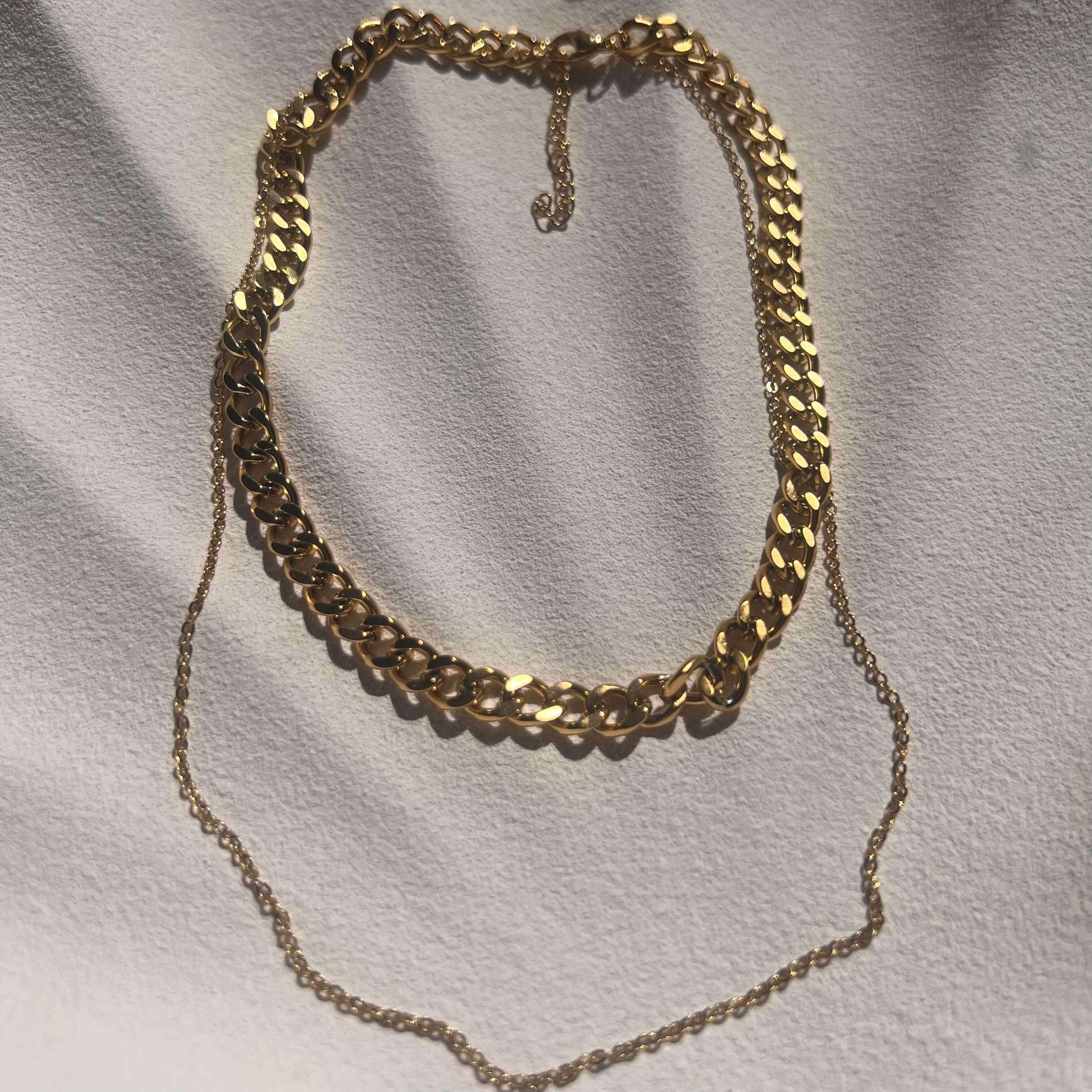 Double Layer Cuban Necklace