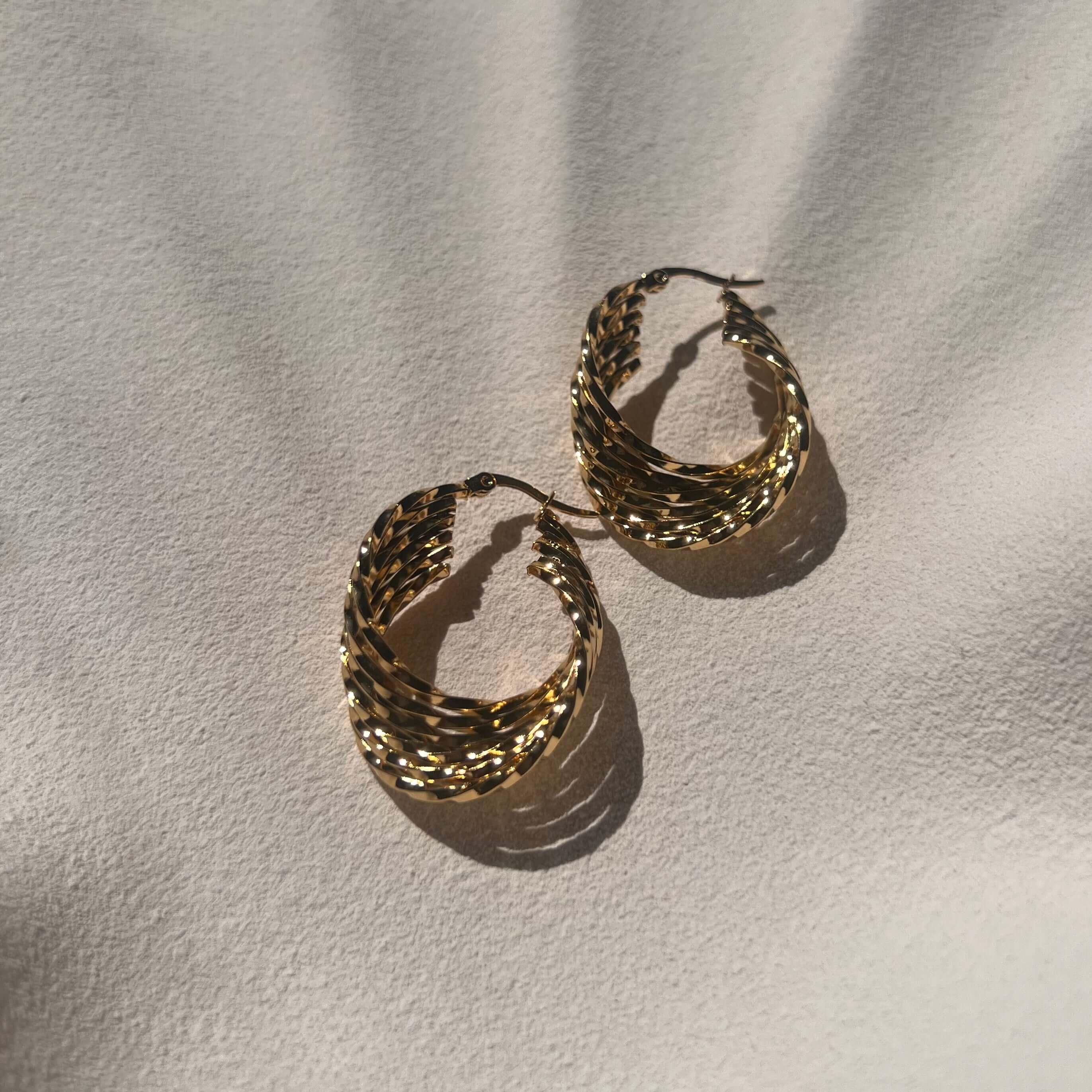 Chunky Gold Earrings