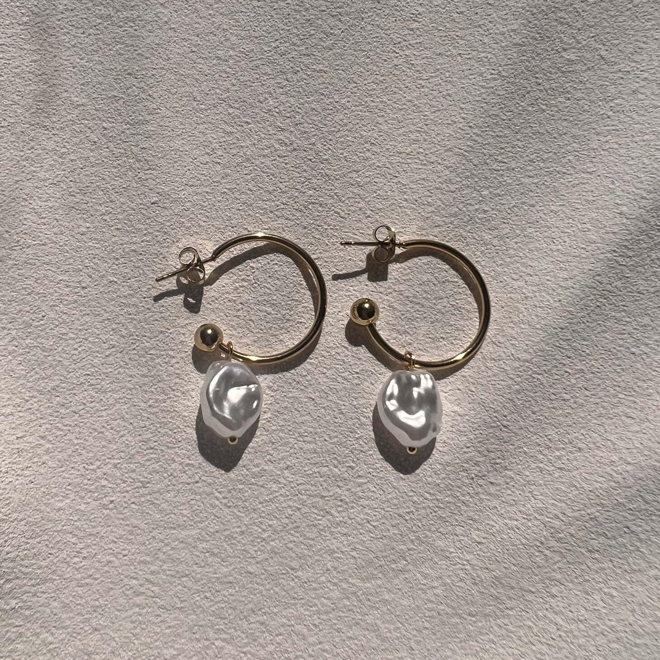 Gold Hoop Earrings