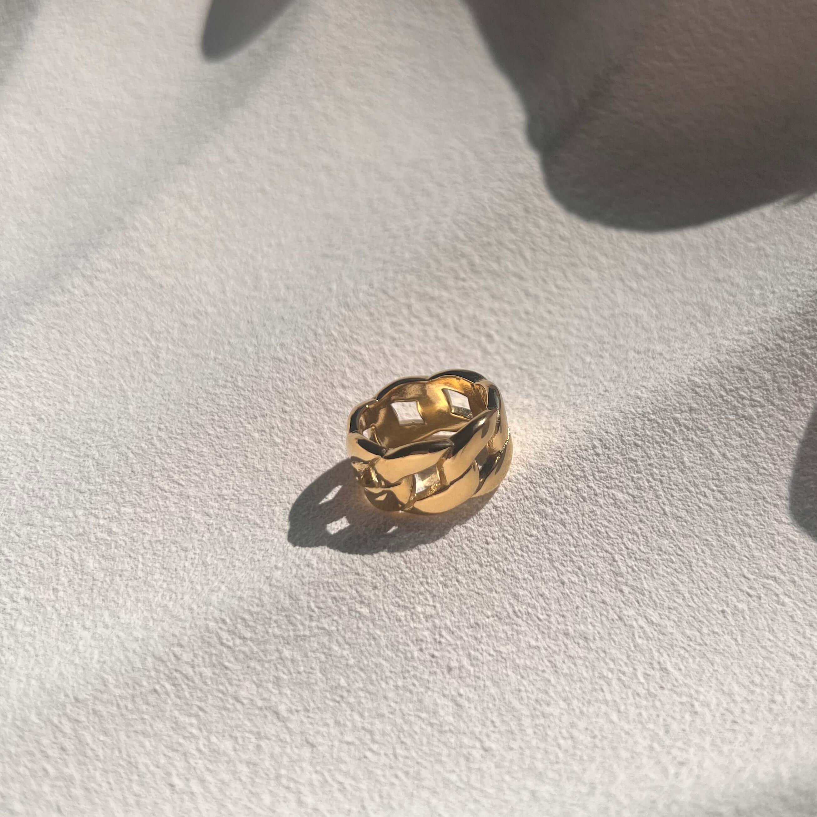 Chunky Gold Ring - 18K Gold Plated Ring